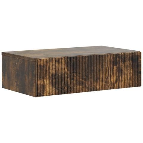 Tavolino da Parete Laterale Rovere Fumo 59 x 34,5 x 17 cm - Foto 1