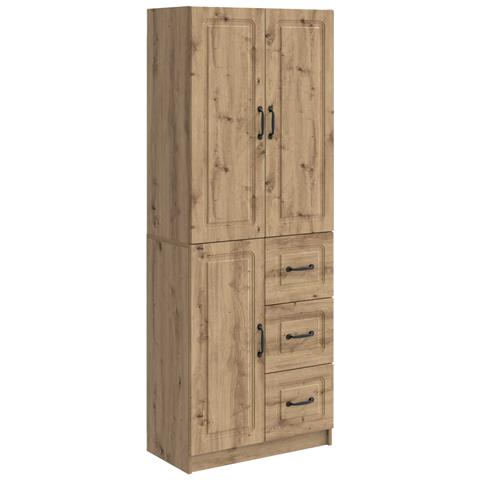 Set di armadi 2 pcs Rovere Artigianale Legno ingegnerizzato - Foto 1