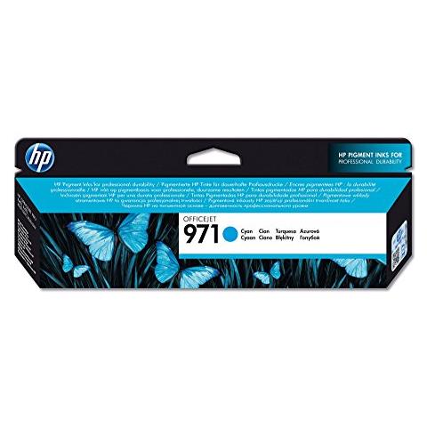 CN622aE Cartuccia Ink Originale 971 Ciano per HP Officejet Pro X451dw X551dw Capacità 2500 Pagine - Foto 1