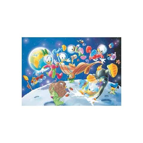 Paperino - Nello Spazio - Puzzle Double-Face Supermaxi 108 Pz - Foto 2