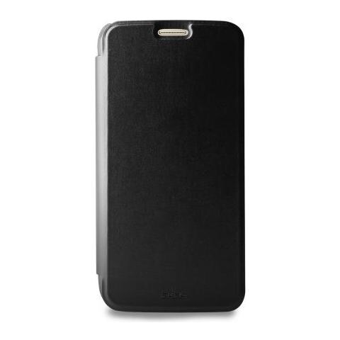 Cust. PU+PC Boocket Crystal Samsung Galaxy S7 Edge 5.5" Vano Carta Retro Trasparente Nero - Foto 1