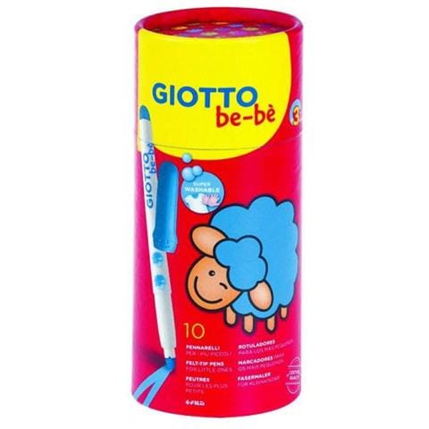 Giotto Be-b㨠469500 Pennarelli Colori Assortiti - Barattolo 10 Pz - Foto 4