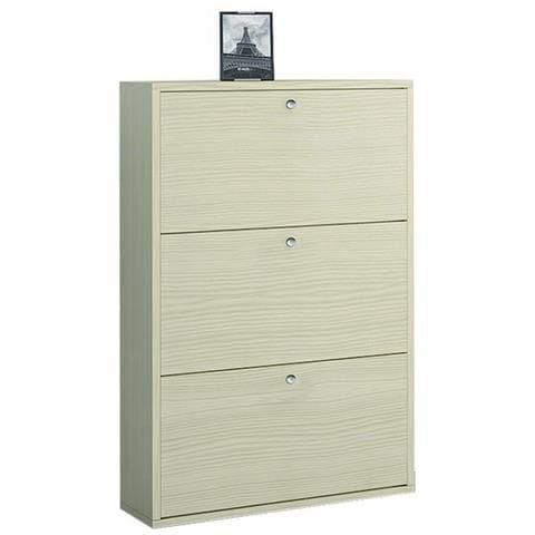 Scarpiera Classy Salvaspazio - Con Ante Basculanti, Scomparti - Da Ingresso - Olmo In Legno, 72 X 15 X 110 Cm - Foto 2