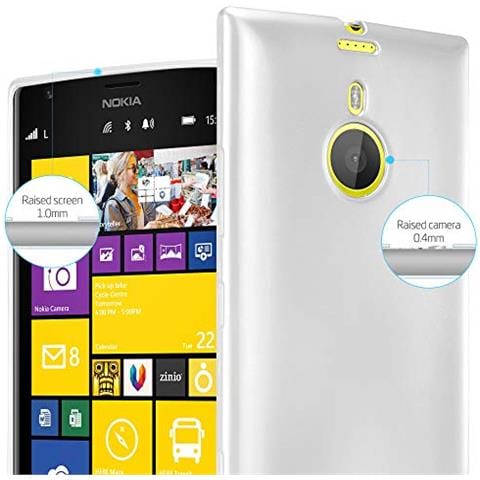 Custodia Compatibile Con Nokia Lumia 1520 In Argento Metallico - Coperchio Protettivo In Silicone Tpu Flessibile - Foto 2