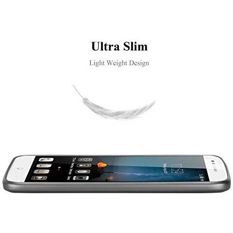 Custodia Compatibile Con Zte Blade A612 In Grigio Metallico - Coperchio Protettivo In Silicone Tpu Flessibile - Foto 2
