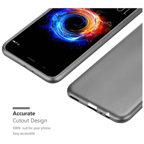 Cadorabo Custodia Compatibile Con Honor 8 Pro In Grigio Metallico - Coperchio Protettivo In Silicone Tpu Flessibile - Foto 8