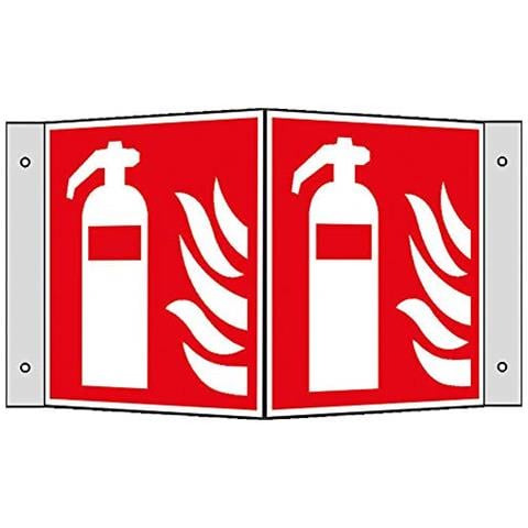 4044589368430 - Fire Protection Scudo Alluminio Feuerlscher Wi. 150 X 150 - Foto 1