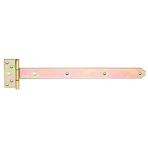 310714 Bandella Una Cerniera Rullata, Con Perno Rivettato, In Acciaio Galvanizzato Giallo E Zincato, Nastro: X 34 Mm / 292,5 Cerniera: 90 X 45 Mm - Foto 1