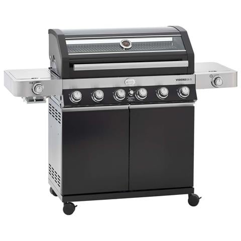 Barbecue A Gas Bbq Station Videro G6-s Vario+ 6 Bruciatori + Bruciatore Laterale + Primezone A Infrarossi Colore Nero 25532 - Foto 1
