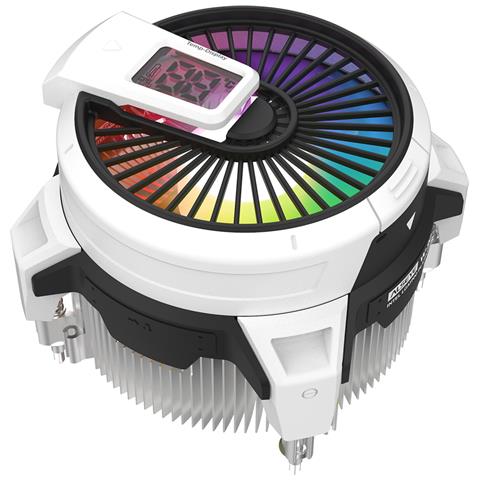 Dissipatore Processore Cpu Gaming Cooler Rgb Color 1700 1200 1151 1156 1155 1851 - Foto 2