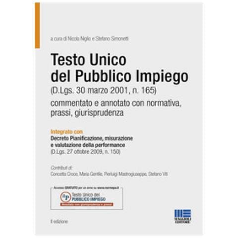 Concetta Croce - Il testo unico del pubblico impiego commentato - Foto 1