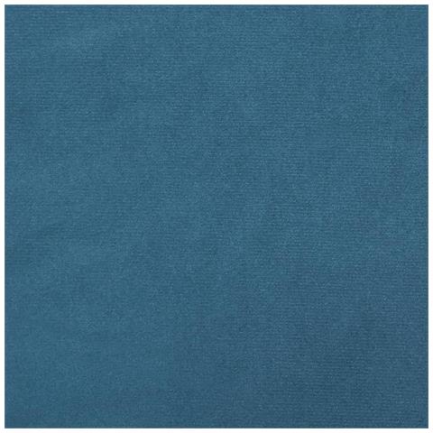 Divano Letto Con Materasso Blu 100x200 Cm In Velluto - Foto 9
