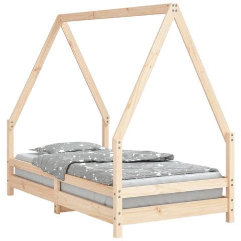 Giroletto Per Bambini 80x160 Cm In Legno Massello Di Pino - Foto 2
