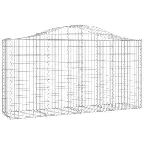 Cesto Gabbione Ad Arco 200x50x100/120 Cm Ferro Zincato - Foto 1