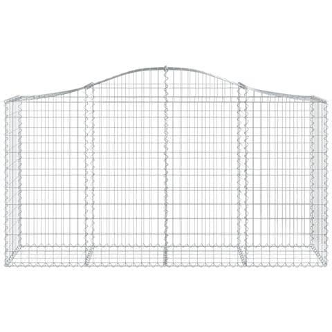 Cesto Gabbione Ad Arco 200x50x100/120 Cm Ferro Zincato - Foto 2