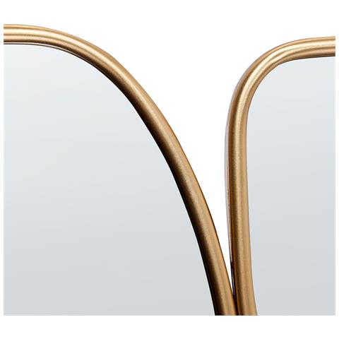 Specchio Diancey 70 Cm 100 Cm Metallo Oro - Foto 5