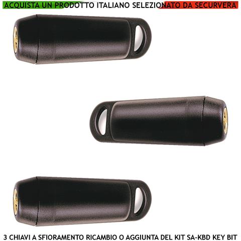 Chiave Elettronica Sfioramento Tre Pezzi Ricambio Amica Elisa Combivox Key Bit Codici Sicurezza Personali 64 Bit Keybi - Foto 1