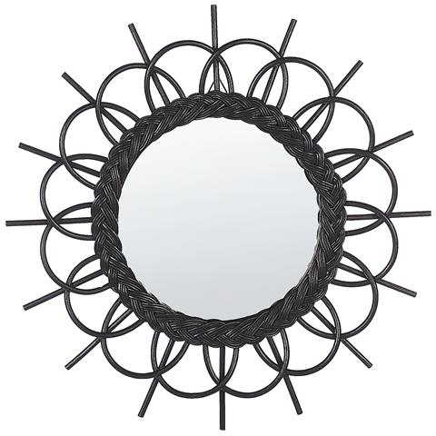 Specchio Telakia Rattan Nero - Foto 2