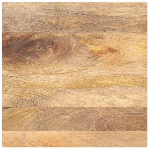 Piano Tavolo 60x60x2,5 Cm Quadrato Legno Massello Di Acacia - Foto 1