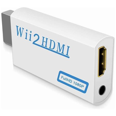 Adattatore Da Nintendo Wii A Hdmi: Full Hd 1080p White - Foto 1