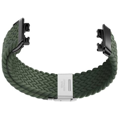 Cinturino Intrecciato Per Huawei Band 8/9 Green - Foto 2