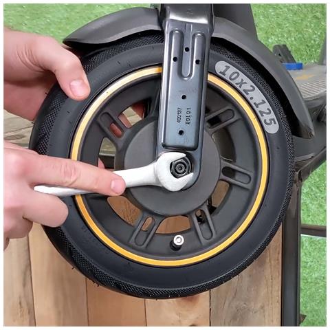 Pneumatico Tubeless Da 10 Pollici Per Ninebot Serie D E F, Nero - Foto 4