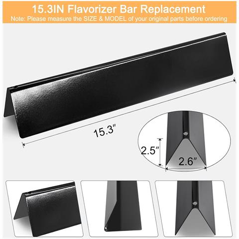 Piastre Riscaldanti Per Barbecue A Gas Weber - Confezione Da 3 - Foto 2