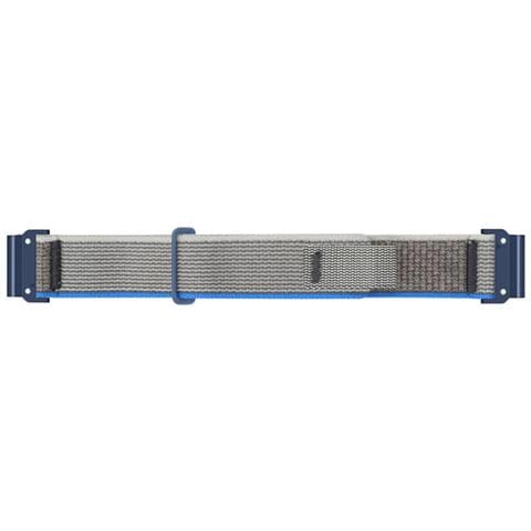 Cinturino In Nylon Per Garmin Fenix 5x / 6x / 7x / 8 51mm Blue + Grey 22 Mm - Foto 2