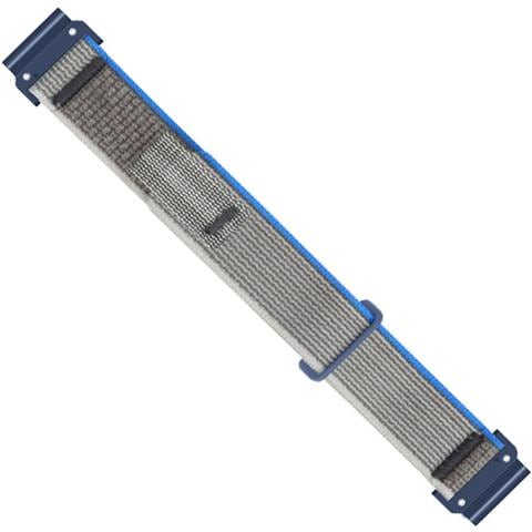 Cinturino In Nylon Per Garmin Fenix 5x / 6x / 7x / 8 51mm Blue + Grey 22 Mm - Foto 3