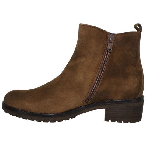 Stivali Con Zip Da Donna In Pelle Scamosciata Marrone 36 - Foto 3