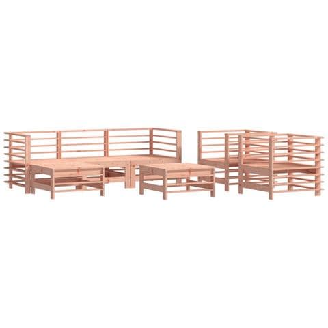 Set Salotto da Giardino 7 pz in Legno Massello di Douglas - Foto 1