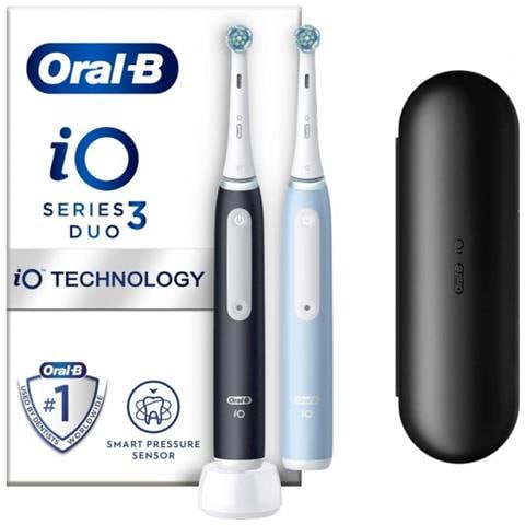 Oral-b Io Series 3 Nero Opaco/blu Ghiaccio Duo Edition - Foto 1