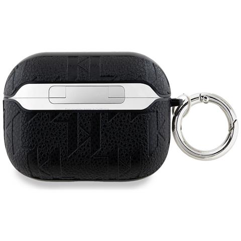 Custodia Per Airpods Pro 2 Con Motivo A Rilievo Karl E Choupette, Nero - Foto 2