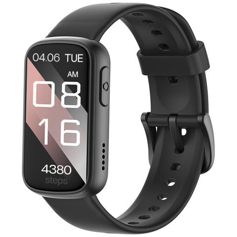 Smartwatch Con Cardiofrequenzimetro, Monitoraggio Del Sonno, Contapassi Black - Foto 1