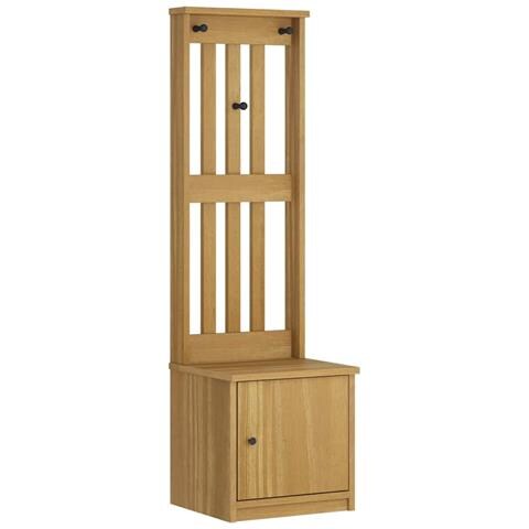Albero Da Ingresso Sandens 45x40x159,5 Cm In Legno Di Pino - Foto 1