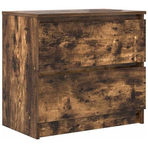 Mobile Tv Rovere Fumo 60x35x54 Cm In Legno Multistrato - Foto 2