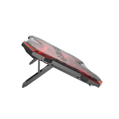 Oxid 260 base di raffreddamento per laptop 43,9 cm (17.3") 1010 Giri /min Nero, Rosso - Foto 2