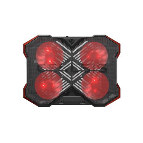 Oxid 260 base di raffreddamento per laptop 43,9 cm (17.3") 1010 Giri /min Nero, Rosso - Foto 1
