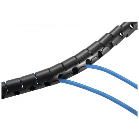 Equip 650867 Organizer Per Cavi Scrivania Guaina Intrecciata Per Cavi Nero - Foto 3