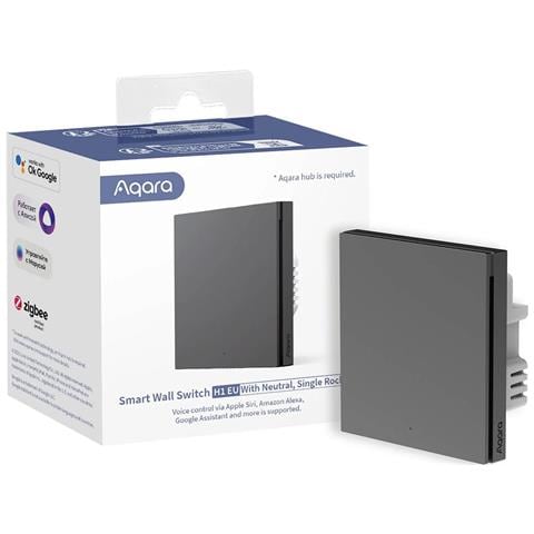 Interruttore A Parete Intelligente Zigbee 3.0 Con Pulsante Neutro Singolo, Grigio - Foto 4