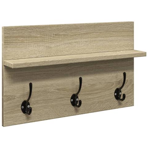 Set Mobili da Ingresso 4 pz Rovere Sonoma in Legno Multistrato - Foto 9