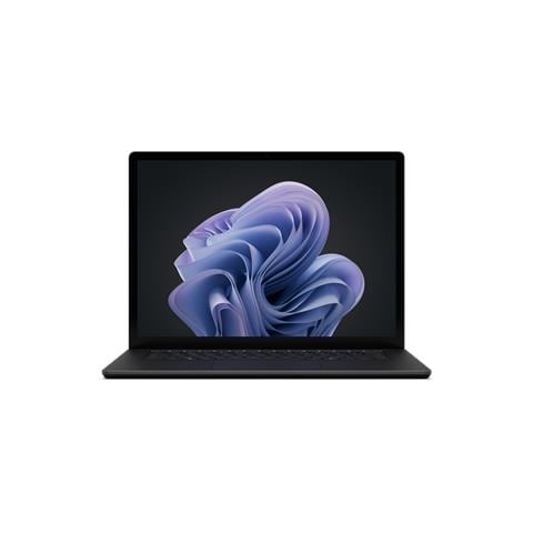 Surface Laptop 6 Intel Core Ultra 5 135H Computer portatile 38,1 cm (15") Touch screen 8 GB LPDDR5-SDRAM 256 GB SSD Wi-Fi 6E (802.11ax) Windows 11 Pro Nero - Foto 1