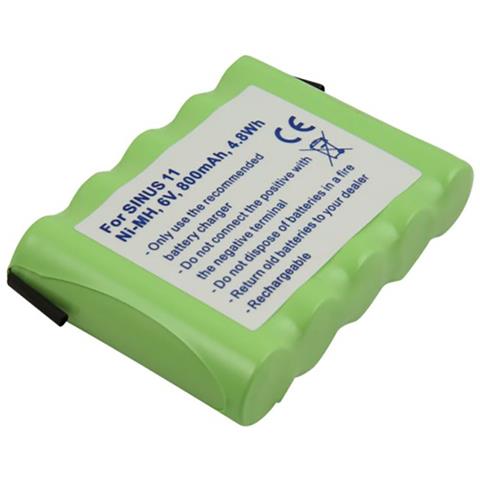 Batteria 800mah Per Telefono Siemens Sinus 11 6v Nimh - Foto 1