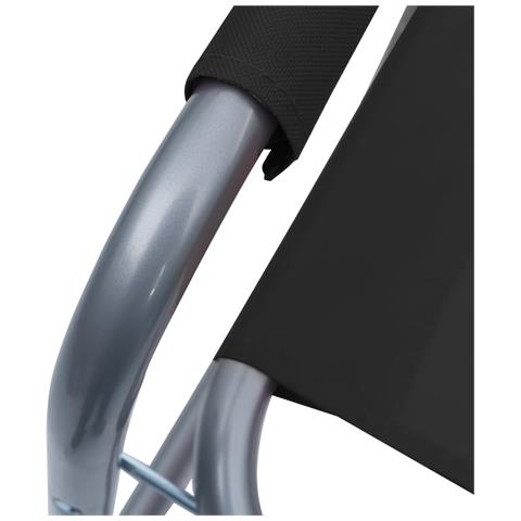 Lusso Casadino -  Sedie Da Regista 2 Pz In Acciaio Nere - Foto 8