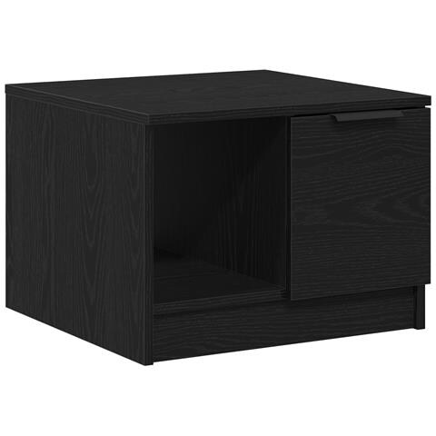 Tavolino da caffè  Nero Rovere 50x50x36 cm Legno ingegnerizzato - Foto 1