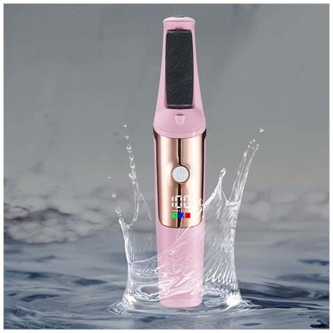 Lima Elettrica Per Piedi Rimozione Calli - Set Pedicure Automatico Con 10 Pezzi Pink - Foto 2