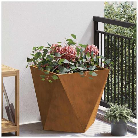 Fioriera Ruggine 50 x 50 x 50 cm - Foto 2