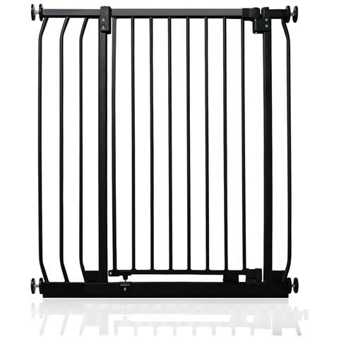 Safetots Cancelletto Di Sicurezza Elite Extra Alto, 80cm - 89cm, Nero Opaco, Extra Alto Con 100cm Di Altezza - Foto 1