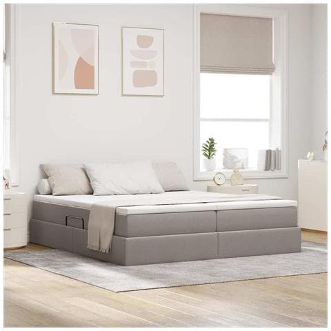 Letto con contenitore e materasso Talpa 200 x 200 cm Poliestere - Foto 2