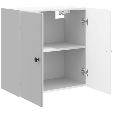 Mobiletto a muro Bianco Lucido 59 x 31 x 60 cm - Foto 2